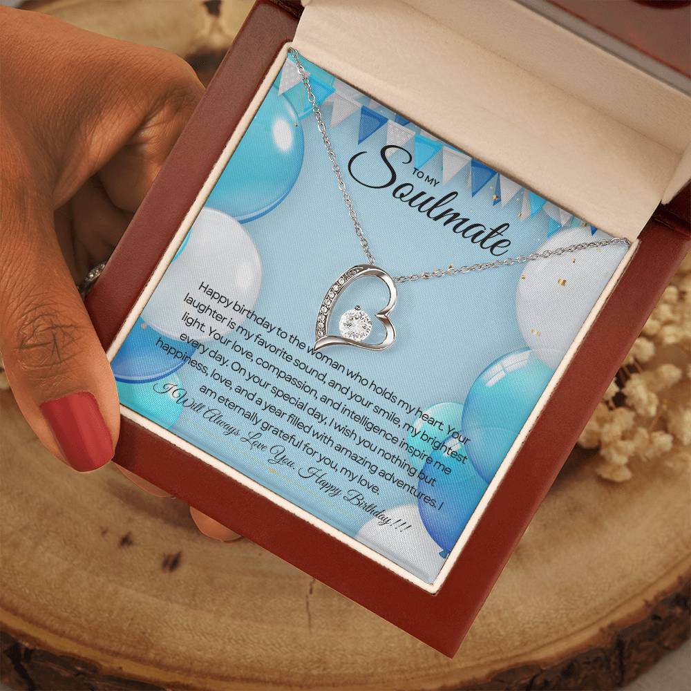 To My Love For Birthday | Joyful Heart Birthday Necklace πππ