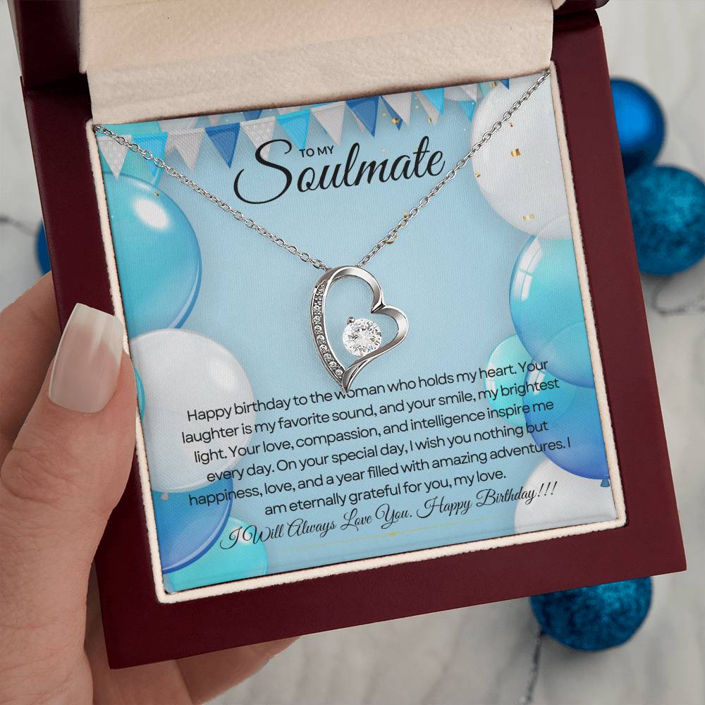 To My Love For Birthday | Joyful Heart Birthday Necklace πππ