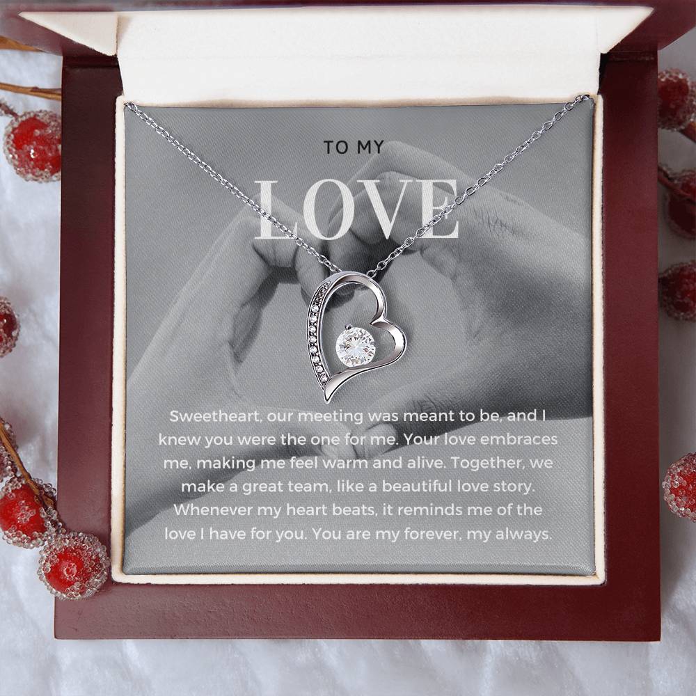To My Love | Delicate Love Knot Pendant Necklace: Subtle Expression of Eternal Love πβοΈπ