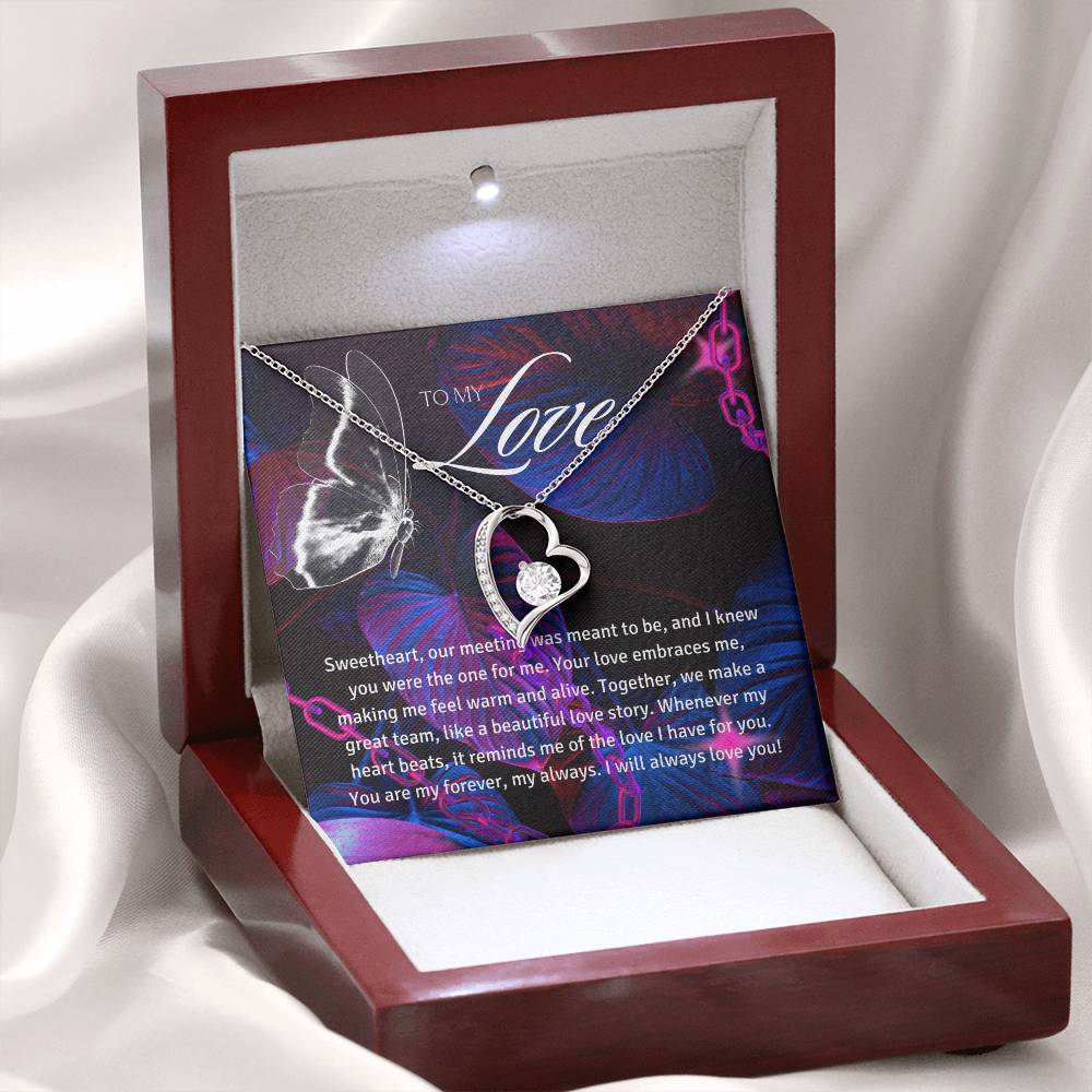 To My Love | Infinite Devotion Pendant Necklace: Forever Love and Bond ๐๐ฎโ๏ธ