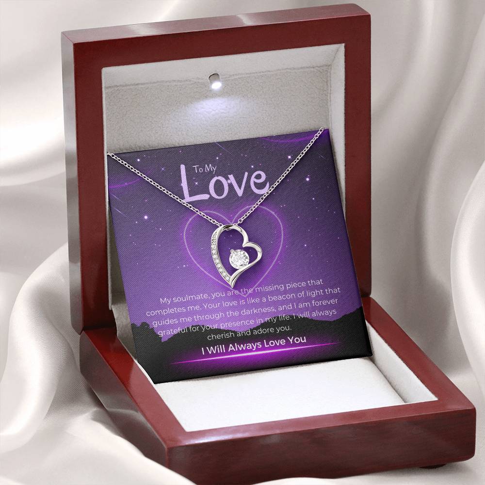 To My Love | Timeless Heart Pendant Necklace: Enduring Symbol of Love πππ