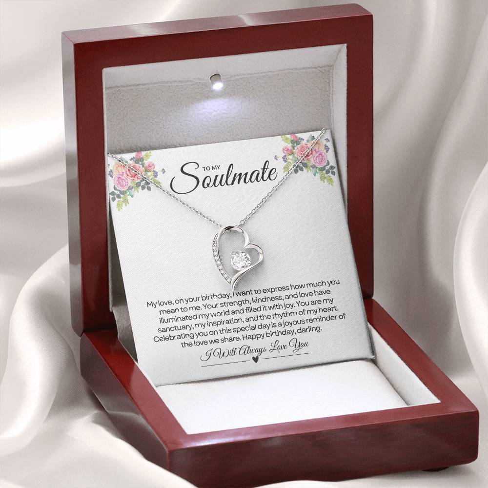 To My Love For Birthday | Gleaming Birthday Sentiments Necklace β¨ππ
