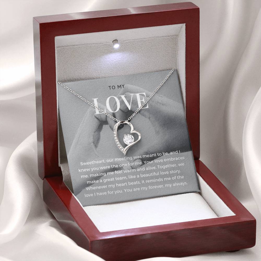 To My Love | Delicate Love Knot Pendant Necklace: Subtle Expression of Eternal Love πβοΈπ