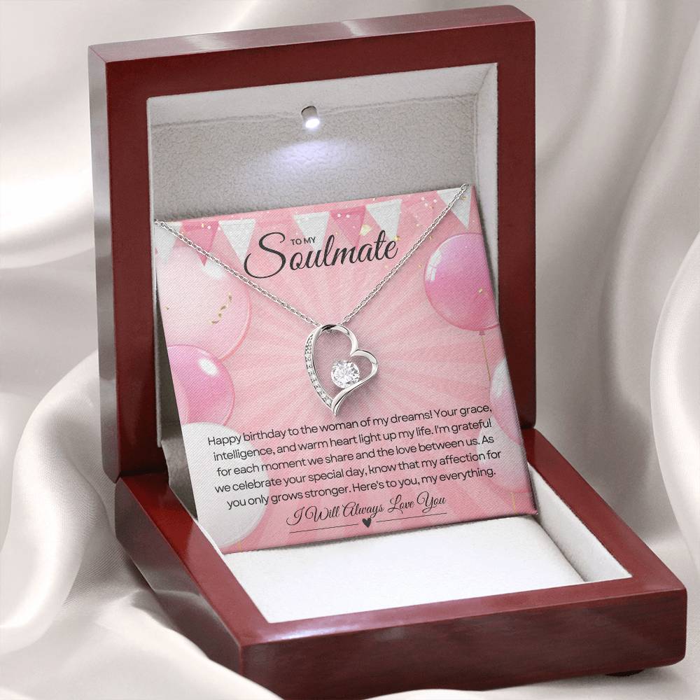 To My Love For Birthday | Glittering Heart of Celebration Necklace β¨ππ