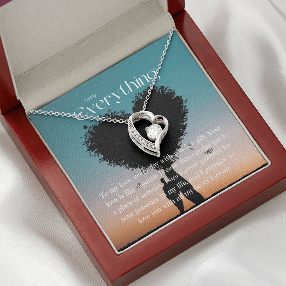To My Everything | Eternal Connection Necklace: Forever Love Pendant for Her βοΈππ