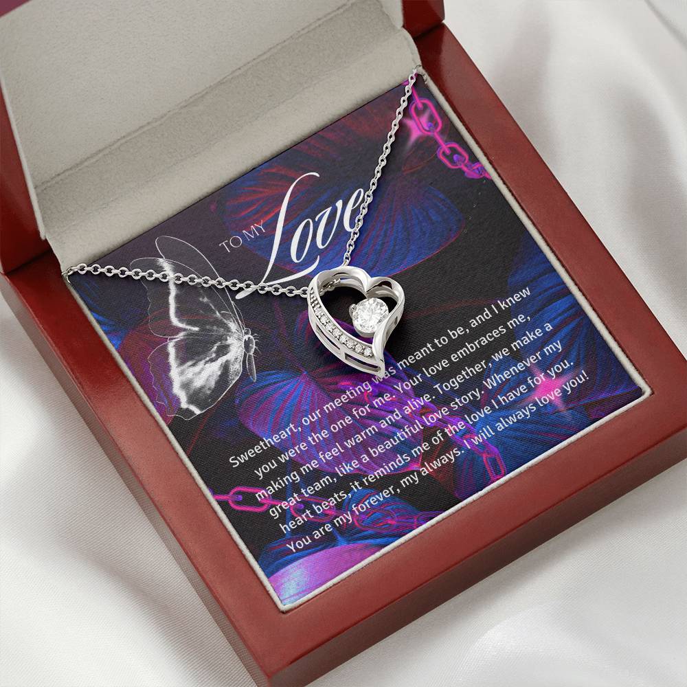 To My Love | Infinite Devotion Pendant Necklace: Forever Love and Bond ๐๐ฎโ๏ธ