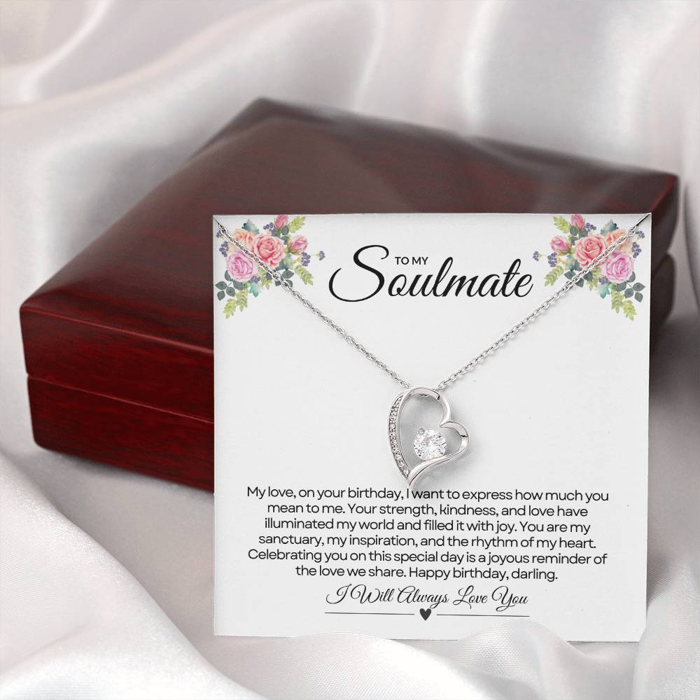 To My Love For Birthday | Gleaming Birthday Sentiments Necklace β¨ππ