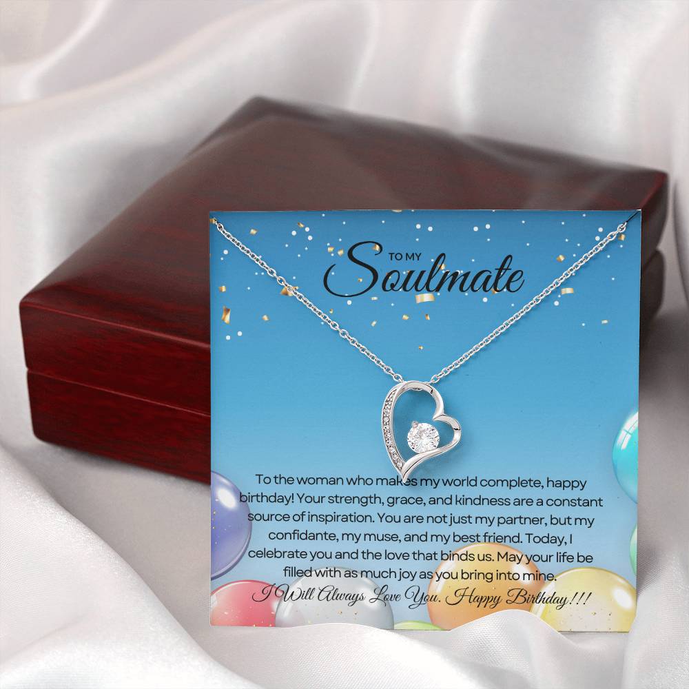 To My Love For Birthday | Joyful Heart Birthday Necklace πππ