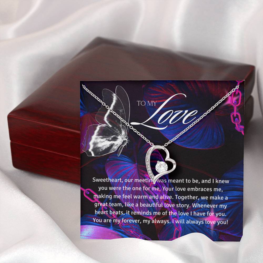 To My Love | Infinite Devotion Pendant Necklace: Forever Love and Bond ๐๐ฎโ๏ธ