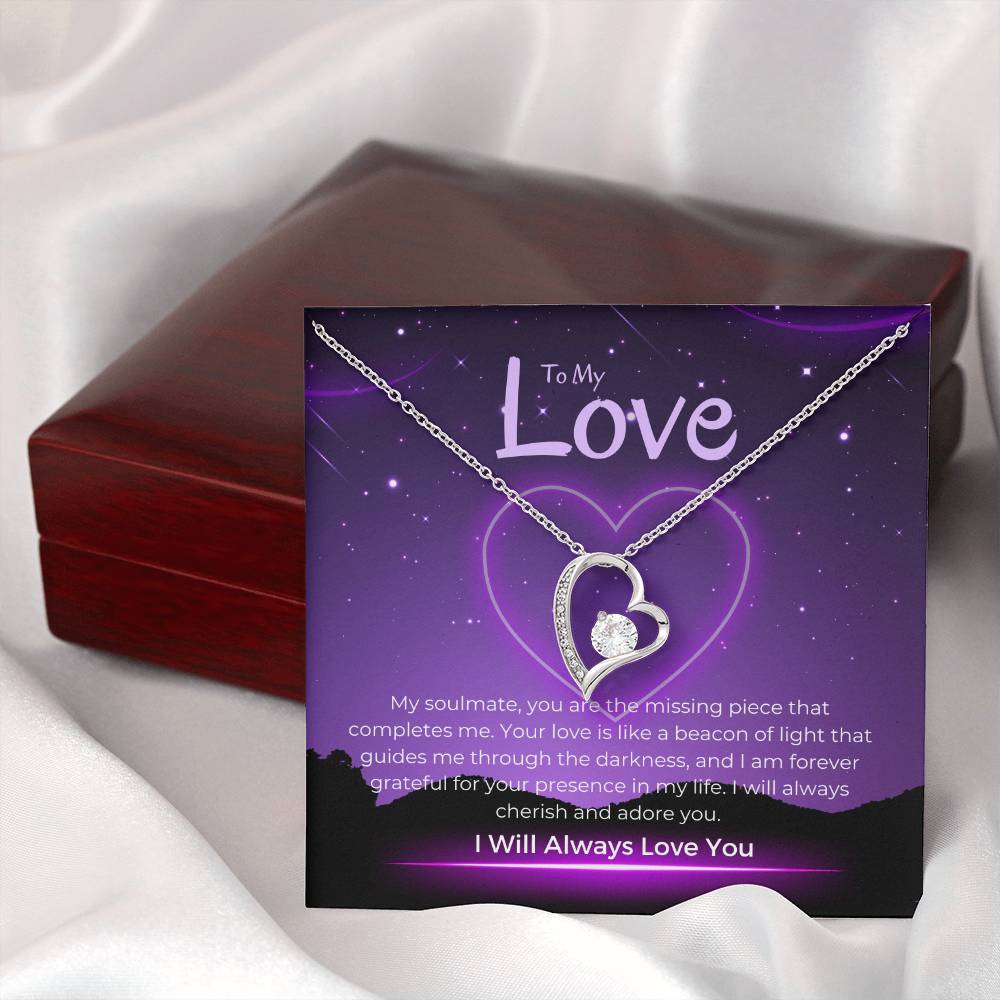To My Love | Timeless Heart Pendant Necklace: Enduring Symbol of Love πππ