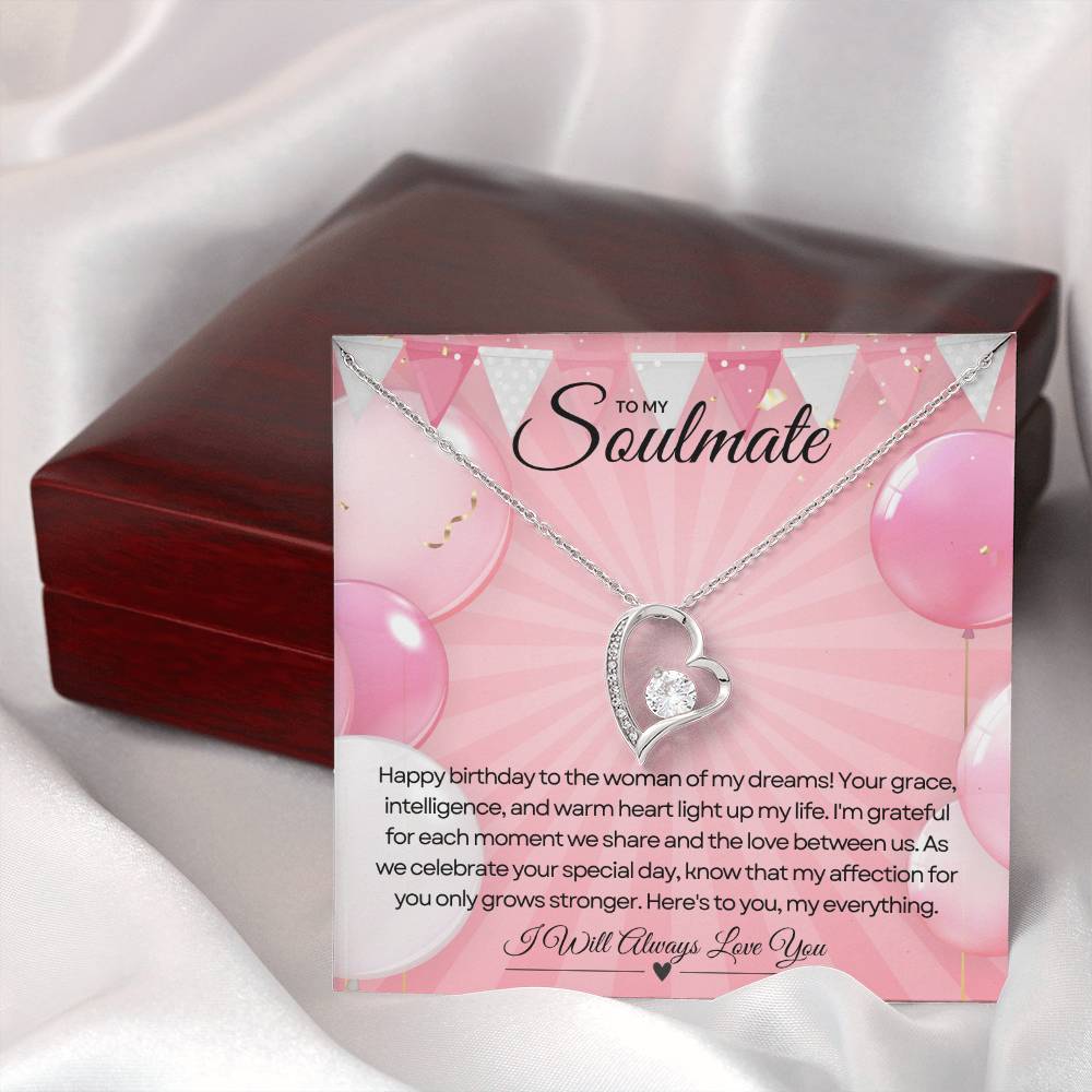 To My Love For Birthday | Glittering Heart of Celebration Necklace β¨ππ