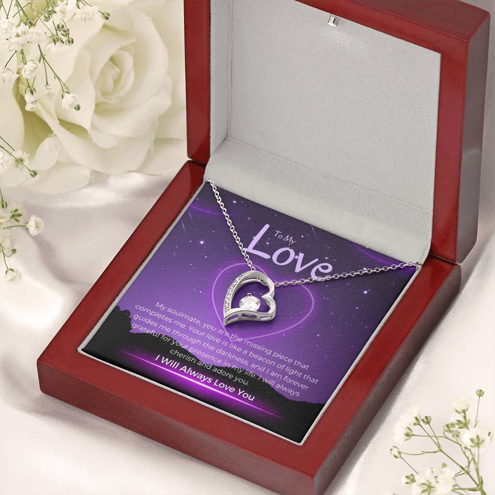 To My Love | Timeless Heart Pendant Necklace: Enduring Symbol of Love πππ