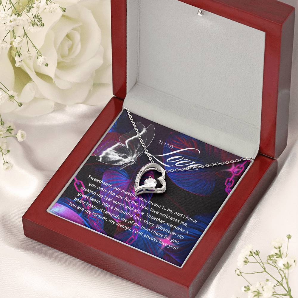 To My Love | Infinite Devotion Pendant Necklace: Forever Love and Bond ๐๐ฎโ๏ธ