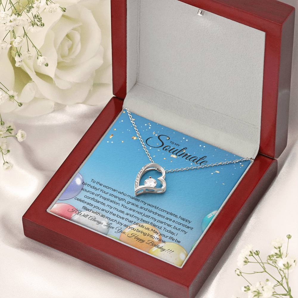 To My Love For Birthday | Joyful Heart Birthday Necklace πππ