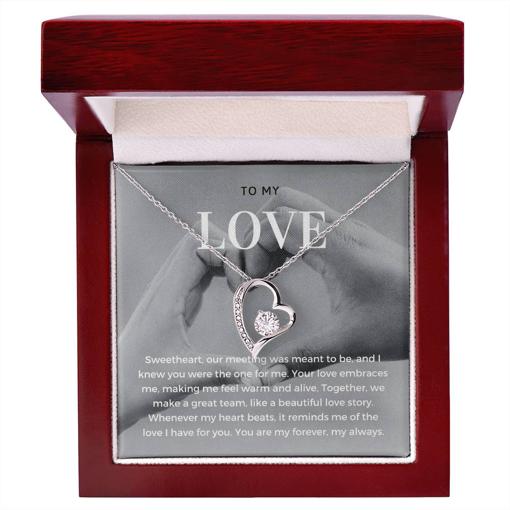 To My Love | Delicate Love Knot Pendant Necklace: Subtle Expression of Eternal Love πβοΈπ