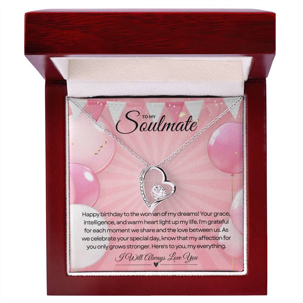 To My Love For Birthday | Glittering Heart of Celebration Necklace β¨ππ