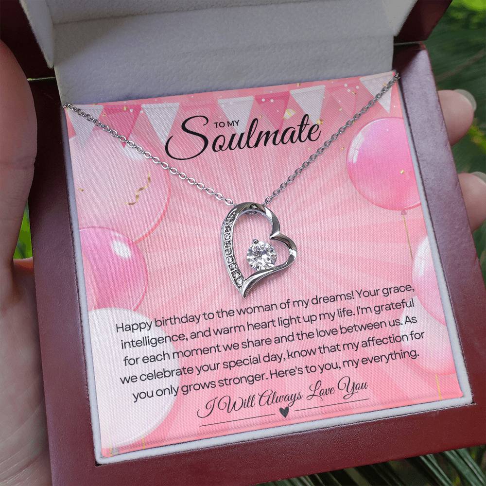 To My Love For Birthday | Glittering Heart of Celebration Necklace β¨ππ