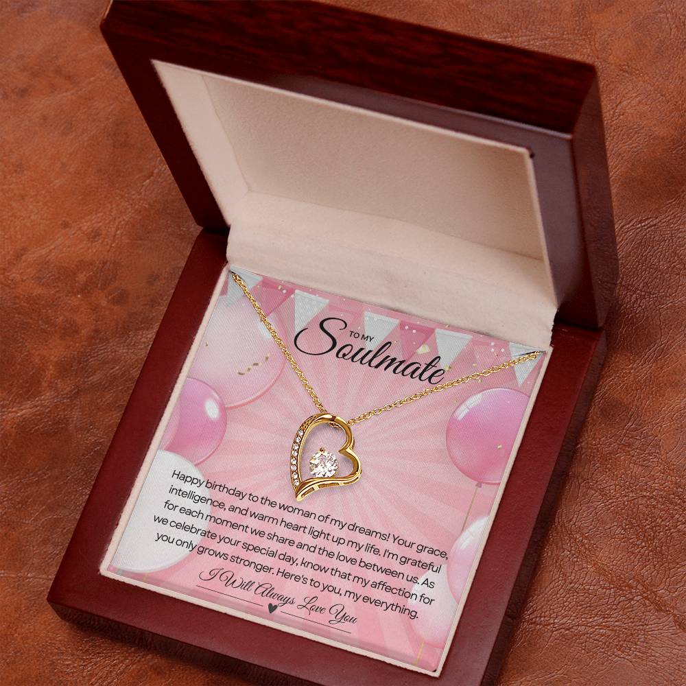 To My Love For Birthday | Glittering Heart of Celebration Necklace β¨ππ