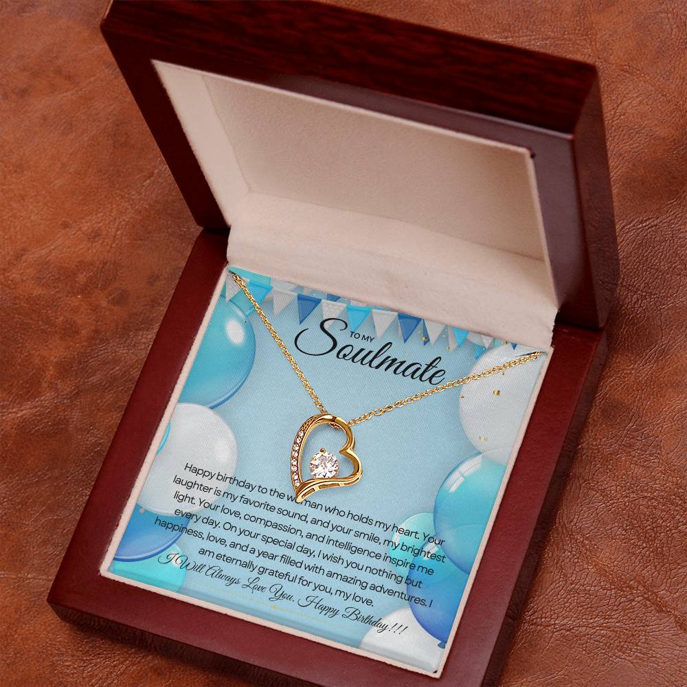 To My Love For Birthday | Joyful Heart Birthday Necklace πππ