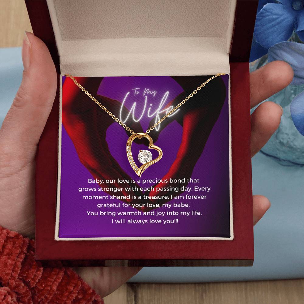 To My Wife | Timeless Charm Necklace: Forever Love Pendant for Her πποΈπ