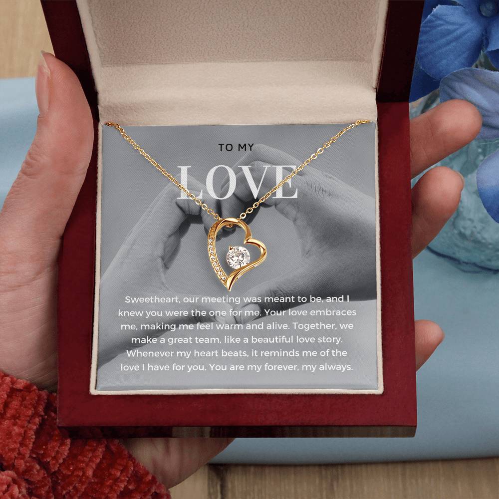 To My Love | Delicate Love Knot Pendant Necklace: Subtle Expression of Eternal Love πβοΈπ