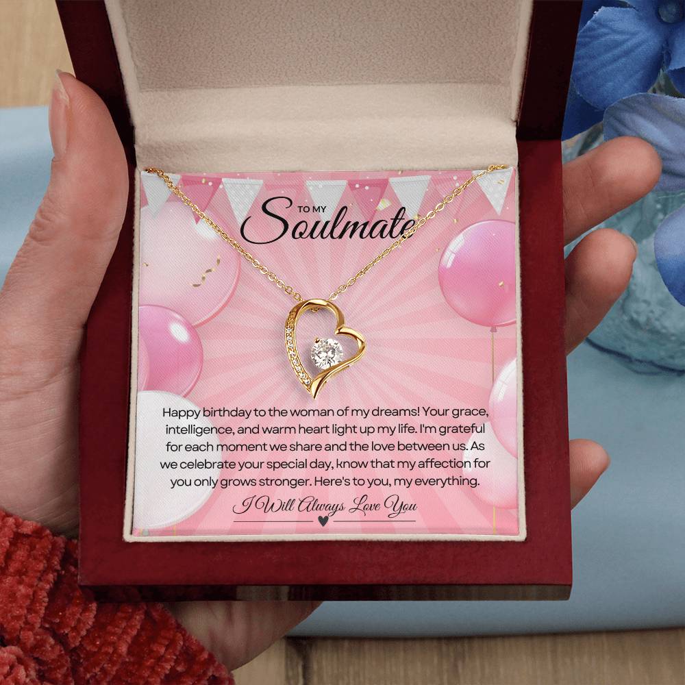 To My Love For Birthday | Glittering Heart of Celebration Necklace β¨ππ