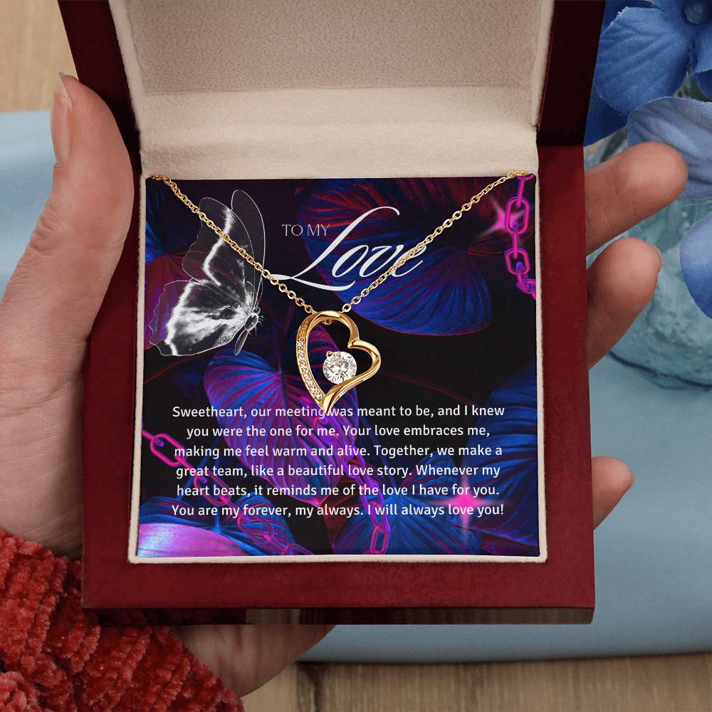 To My Love | Infinite Devotion Pendant Necklace: Forever Love and Bond ๐๐ฎโ๏ธ