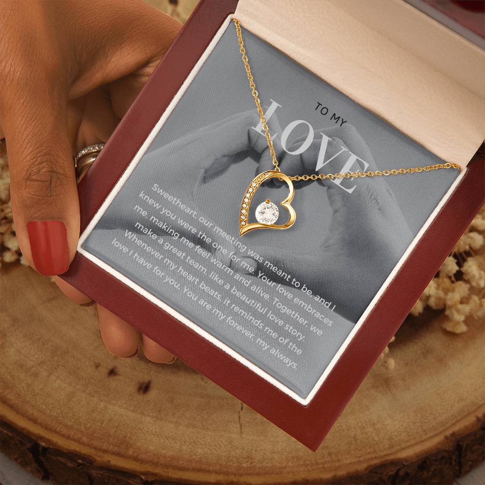 To My Love | Delicate Love Knot Pendant Necklace: Subtle Expression of Eternal Love πβοΈπ