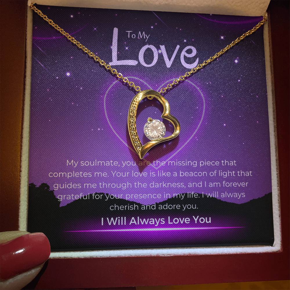 To My Love | Timeless Heart Pendant Necklace: Enduring Symbol of Love πππ