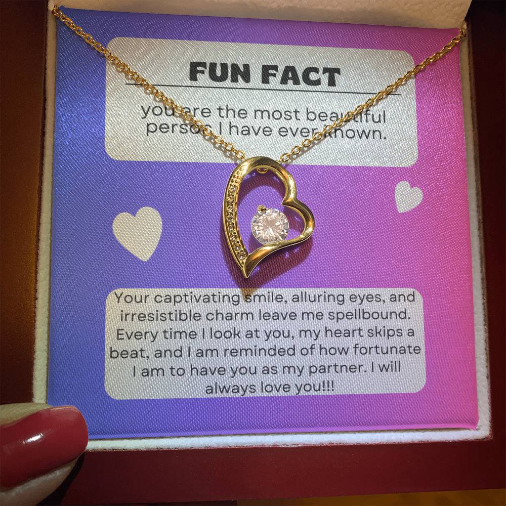 Gleaming Forever Love Pendant Necklace: Mesmerizing Symbol of Eternal Love πππ