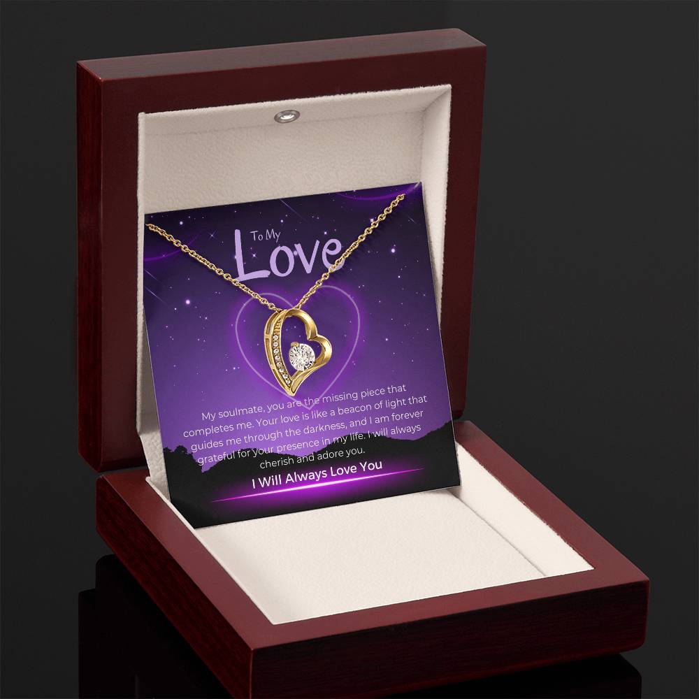 To My Love | Timeless Heart Pendant Necklace: Enduring Symbol of Love πππ