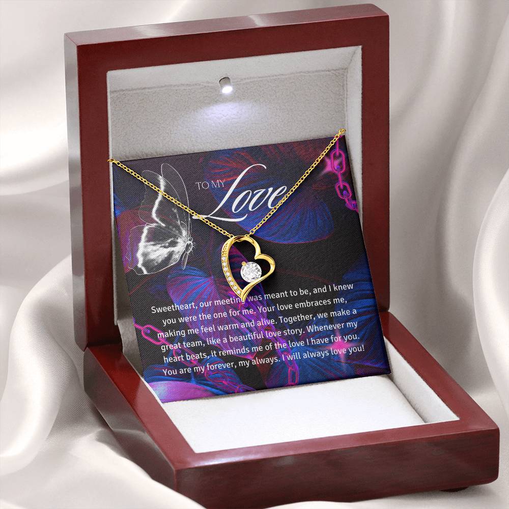 To My Love | Infinite Devotion Pendant Necklace: Forever Love and Bond ๐๐ฎโ๏ธ