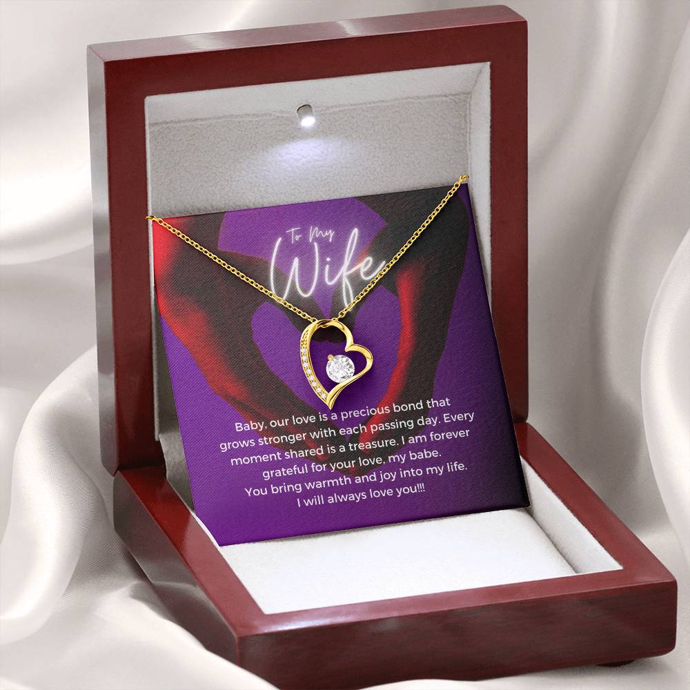 To My Wife | Timeless Charm Necklace: Forever Love Pendant for Her πποΈπ