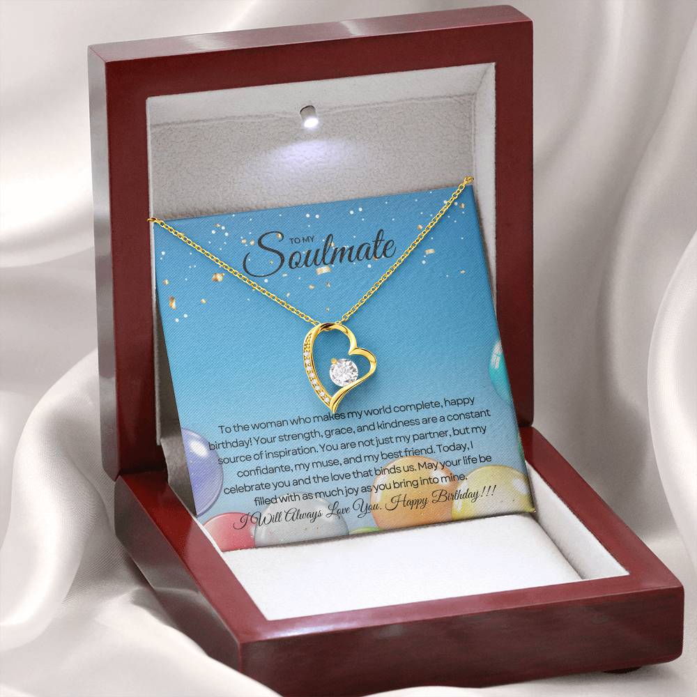 To My Love For Birthday | Joyful Heart Birthday Necklace πππ