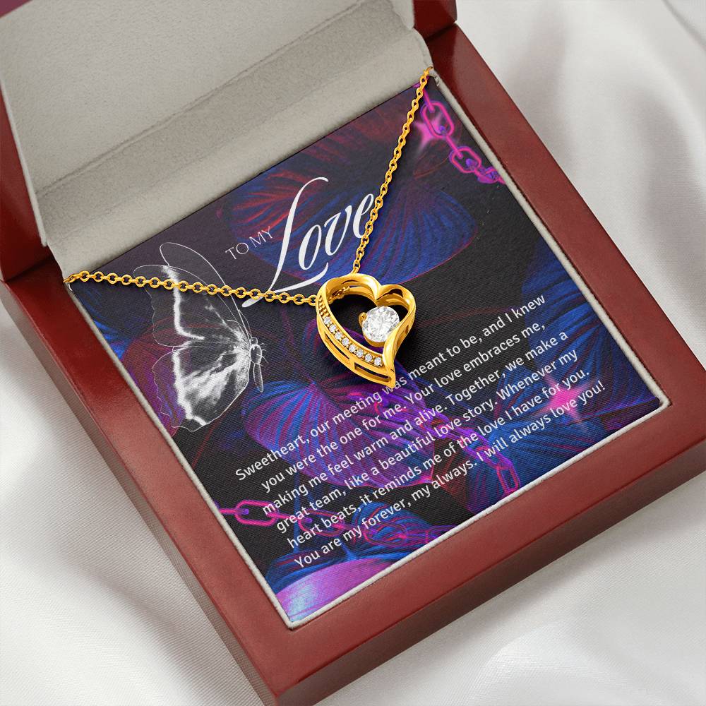 To My Love | Infinite Devotion Pendant Necklace: Forever Love and Bond ๐๐ฎโ๏ธ
