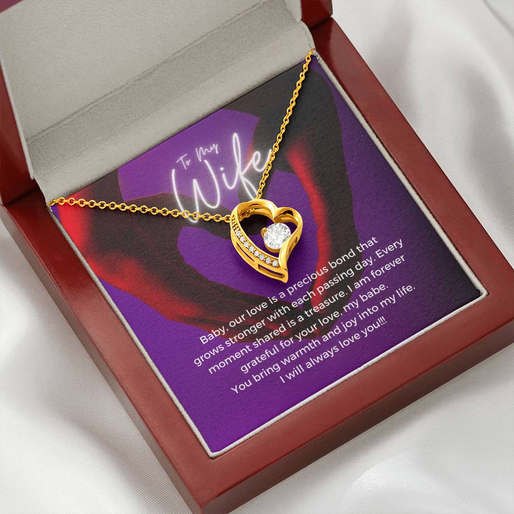 To My Wife | Timeless Charm Necklace: Forever Love Pendant for Her πποΈπ