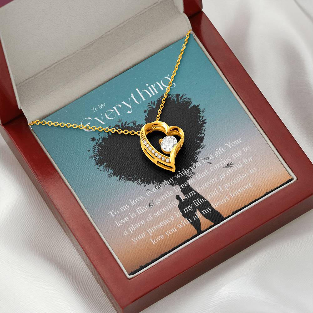 To My Everything | Eternal Connection Necklace: Forever Love Pendant for Her βοΈππ