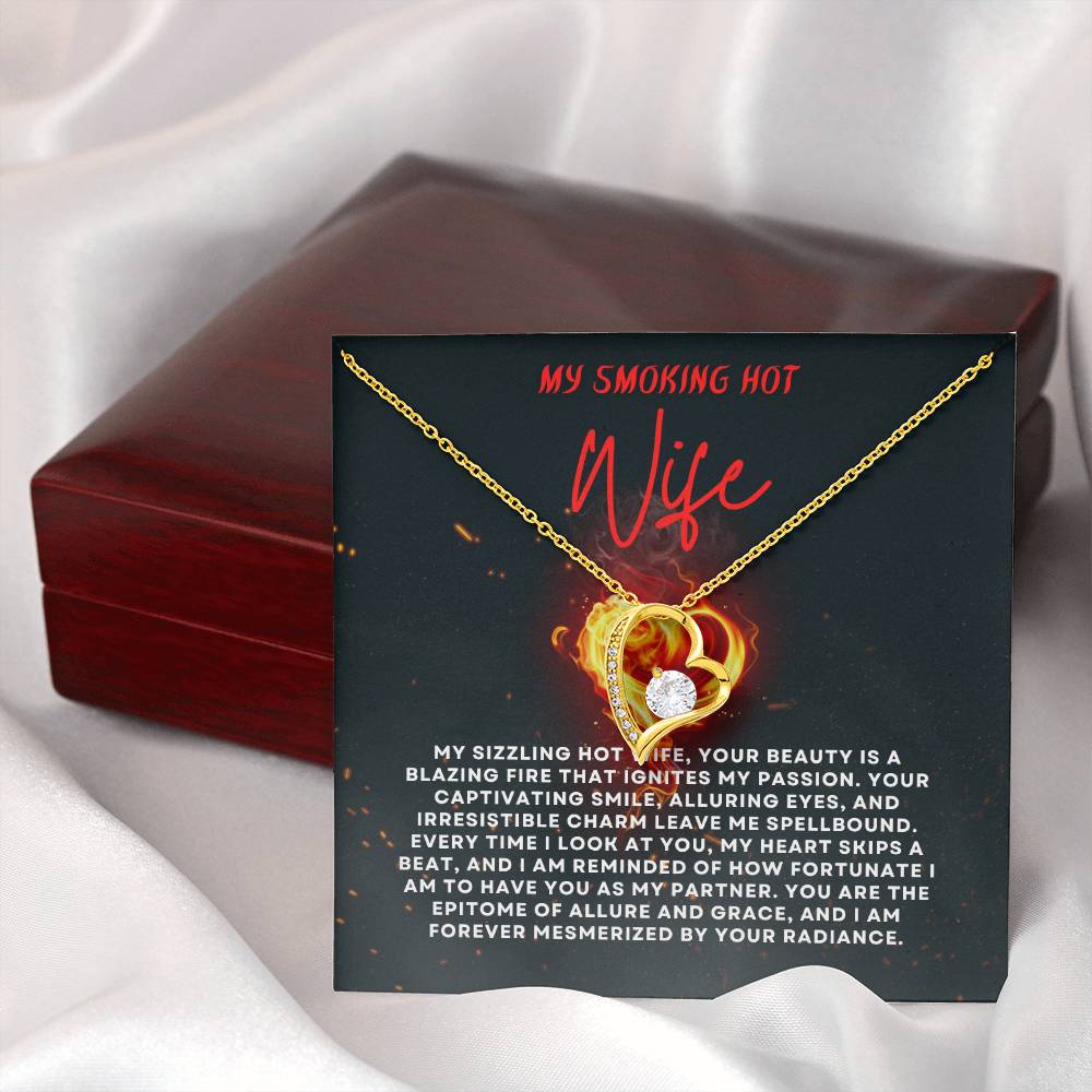 To My Wife | Enduring Devotion Pendant Necklace: Everlasting Love and Commitment πβοΈπ