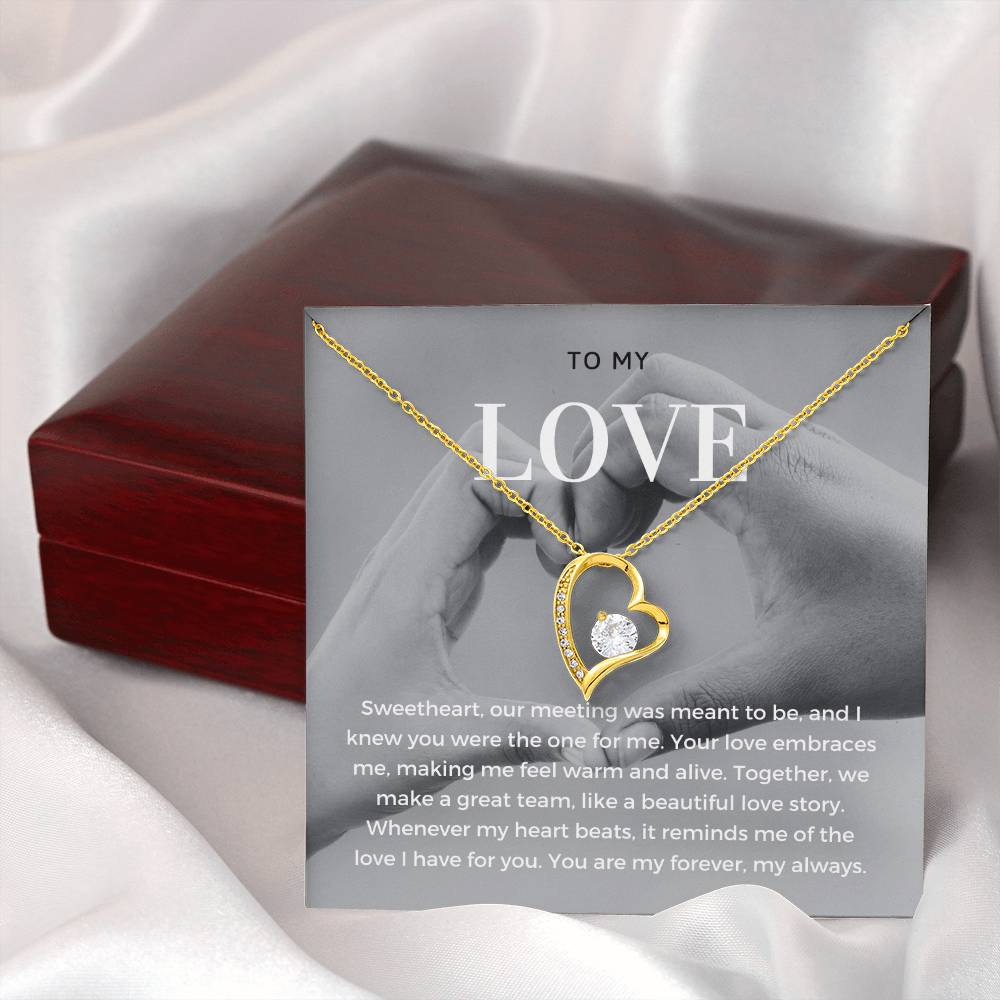 To My Love | Delicate Love Knot Pendant Necklace: Subtle Expression of Eternal Love πβοΈπ