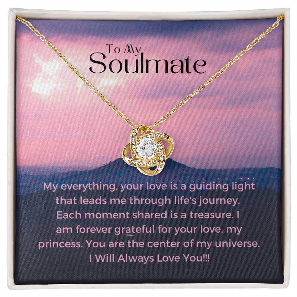 To My Soulmate | Enchanting Love Knot Charm: Enduring Affection ππ€π