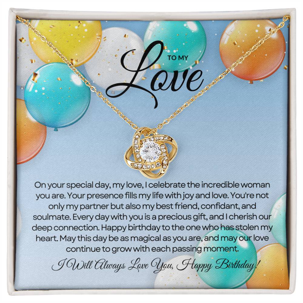 For My Love's Birthday | Blissful Birthday Love Knot ππβ¨