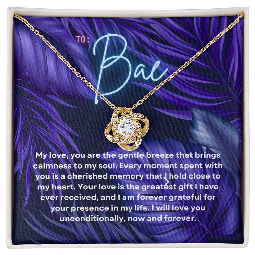 To Bae | Sparkle of Devotion Necklace: Shimmering LoveπππΉ