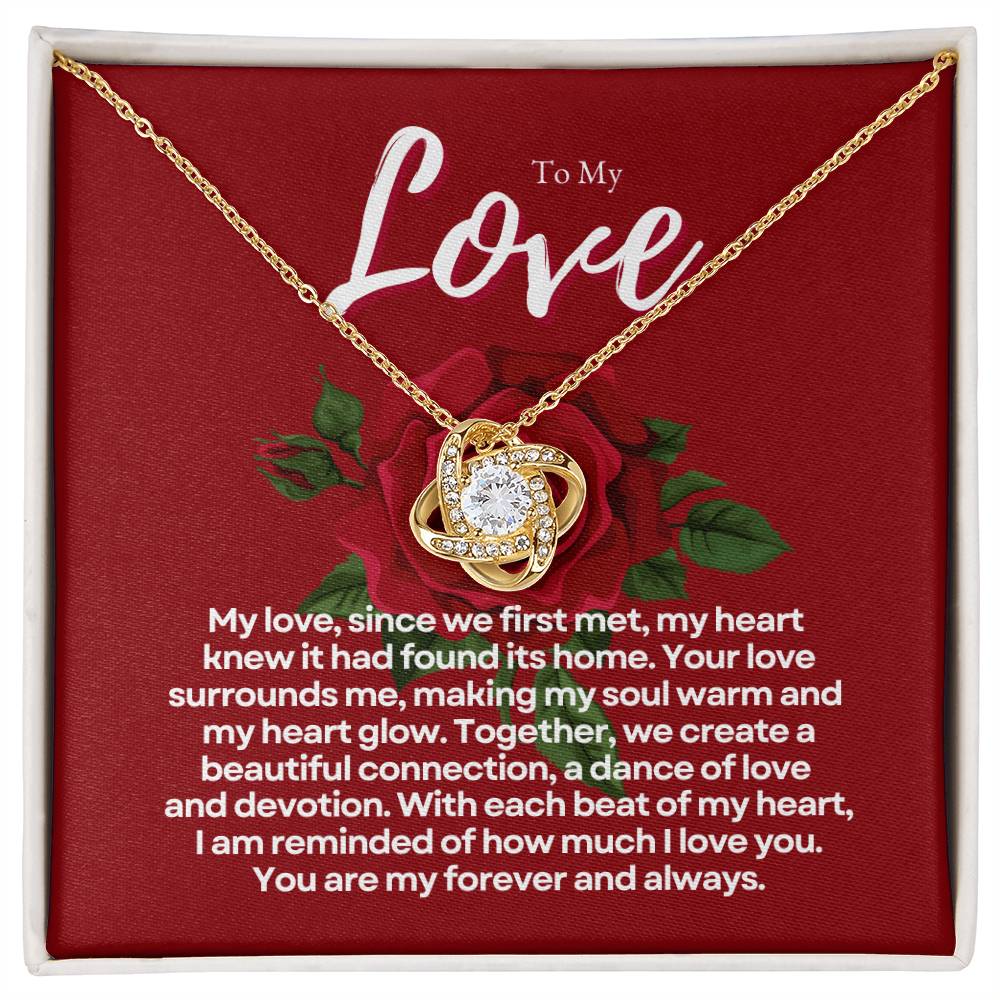 To My Love | Harmony's Embrace Pendant: Perfectly Balanced Loveππβ