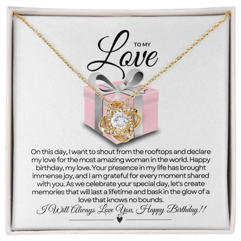 For My Love's Birthday | Glittering Gift Necklace β¨ππ