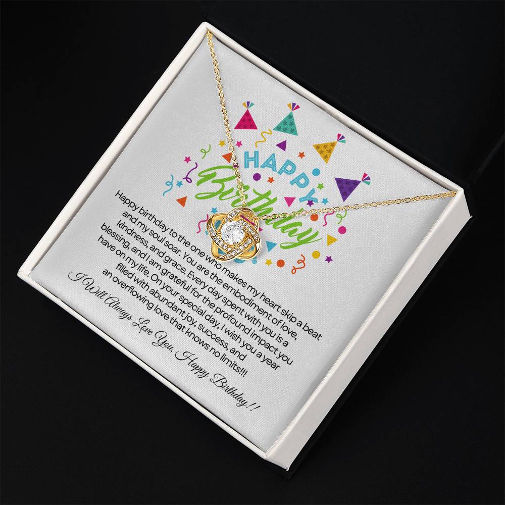 For My Love's Birthday | Dazzling Surprise Love Knot πππ