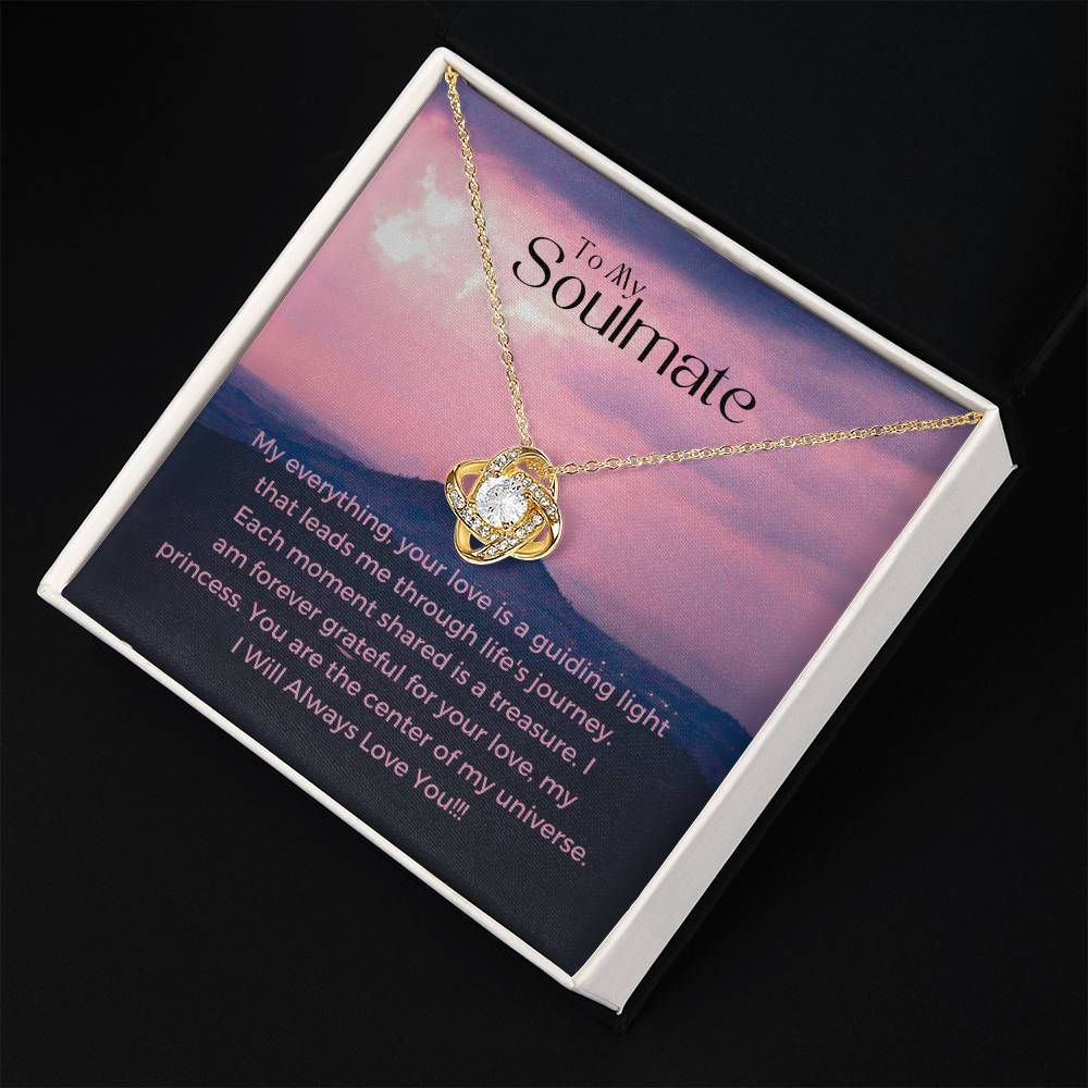 To My Soulmate | Enchanting Love Knot Charm: Enduring Affection ππ€π