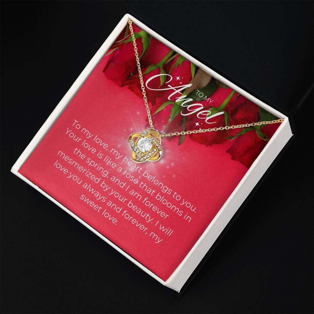 To My Angel | Enduring Devotion Pendant: Forever Love πβ³π