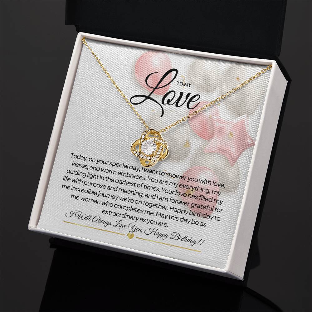 For My Love's Birthday | Gleaming Birthday Heart Necklace β¨ππ