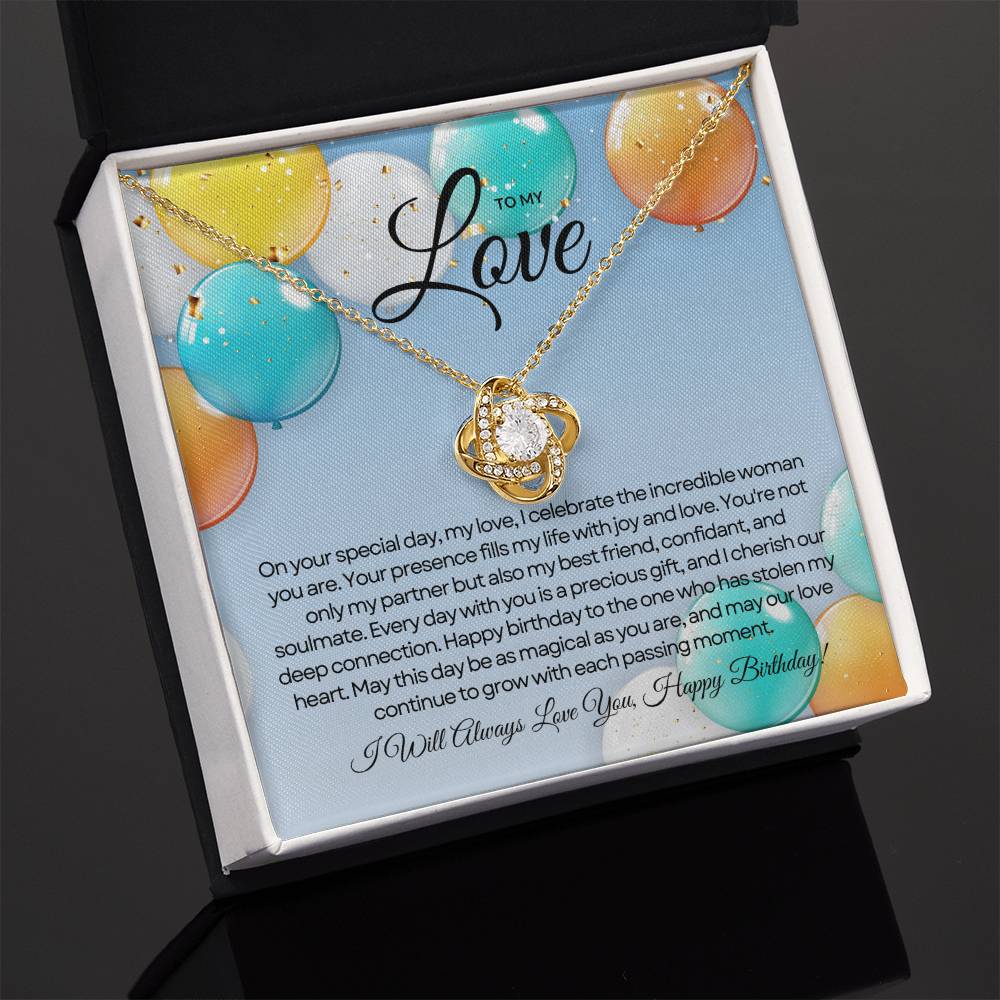For My Love's Birthday | Blissful Birthday Love Knot ππβ¨