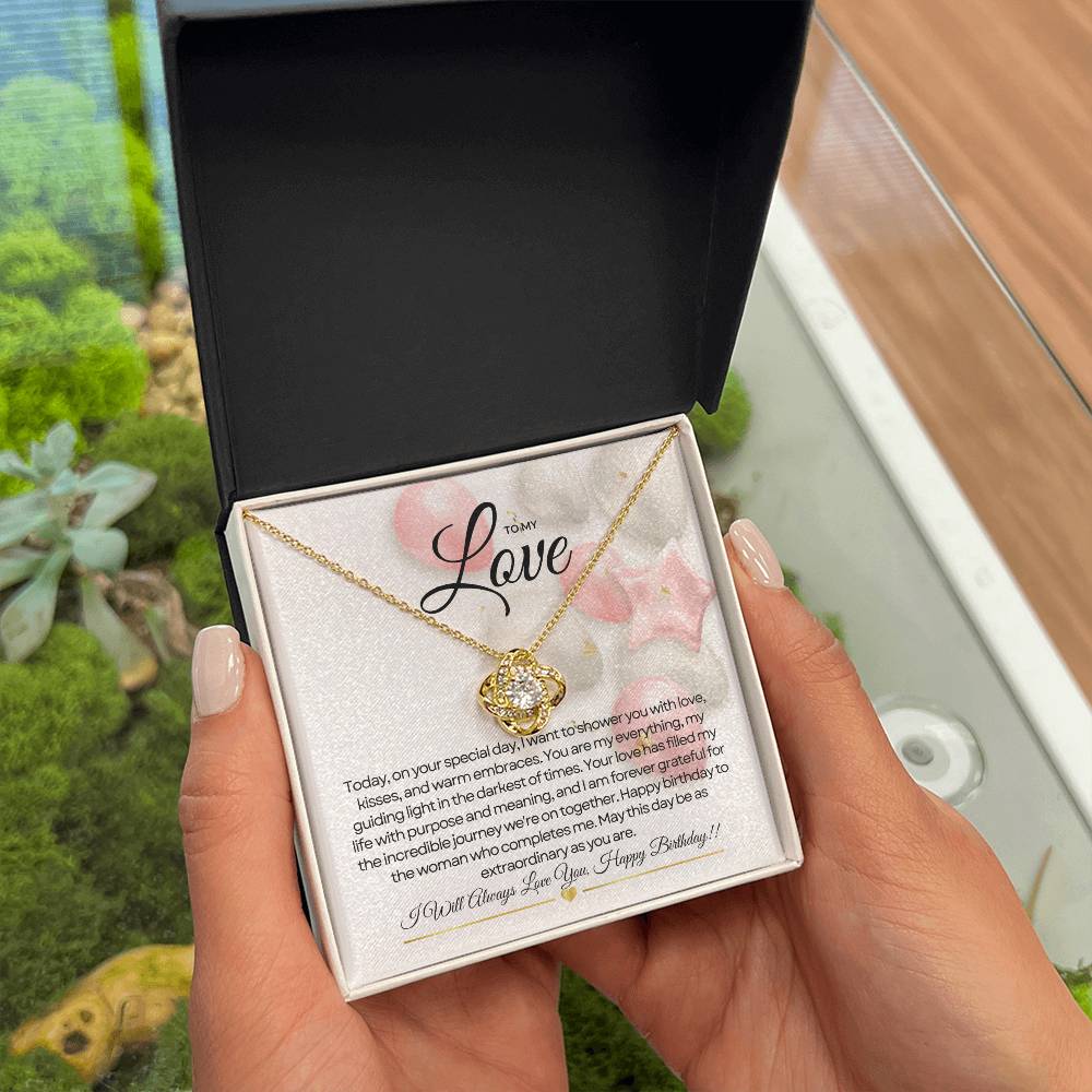 For My Love's Birthday | Gleaming Birthday Heart Necklace β¨ππ